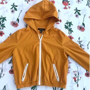 Hooded Zip-Front Jacket